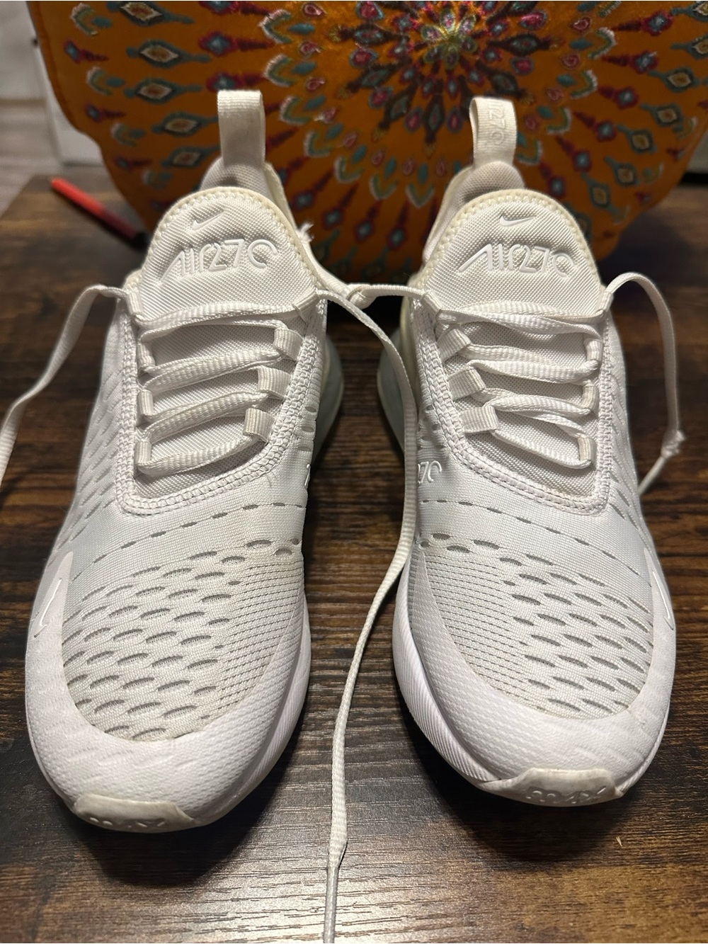 Nike White Kids Sneakers Air Max Style Sz 4Y